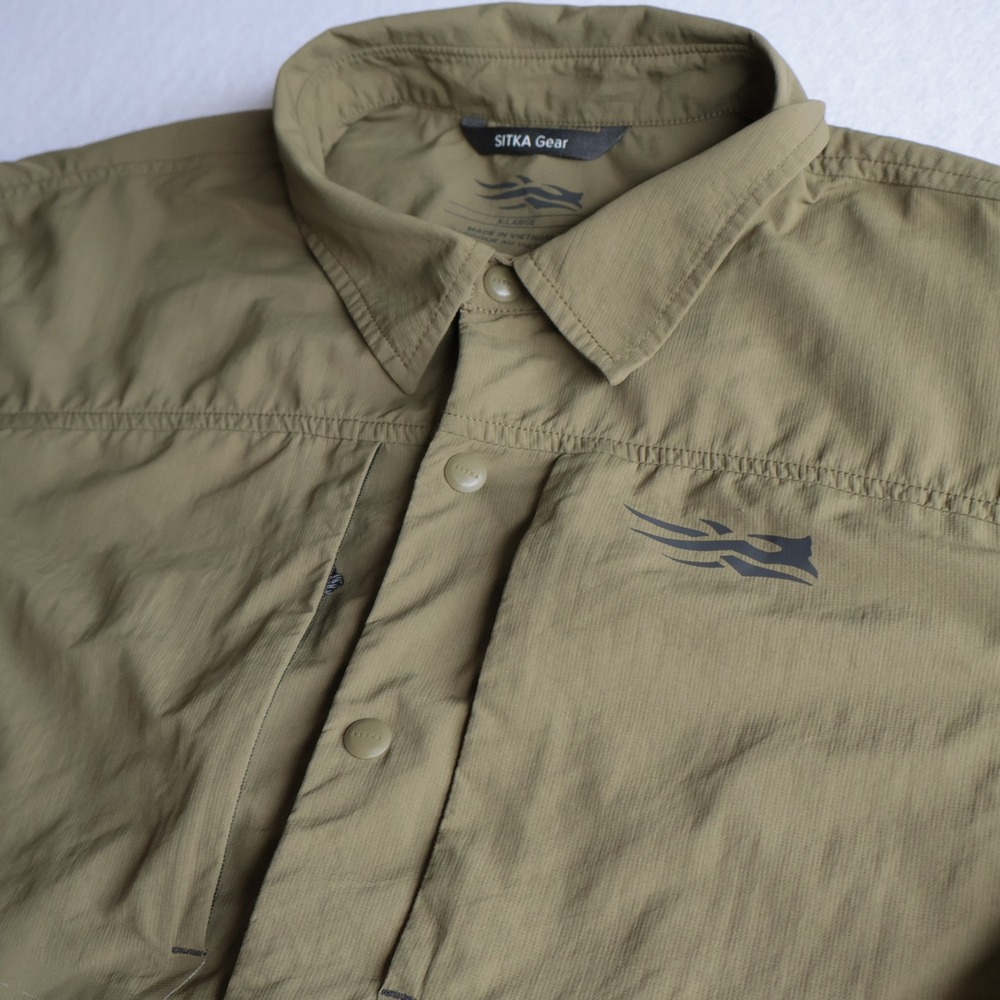 Sitka Scouting Shirt Men's Size XL Green Snap Button Hunting Outdoors Utility